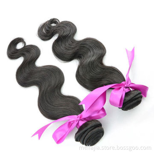Peruvian Hair Weaves, Natural Color Full Bundles, Various Styles are Accepted/Body Wave Extensions